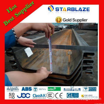 Economic hot selling hot rolled steel sheet pile spu-iii
